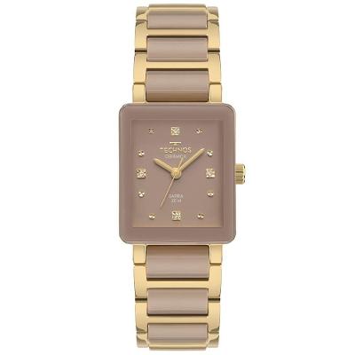 Relógio Technos Feminino Ceramic-saphire Dourado - 2035ncq-2n