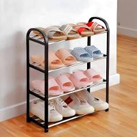 Organizador Multiuso Sapateira Preta 04 Prateleiras 08 Pares - 3