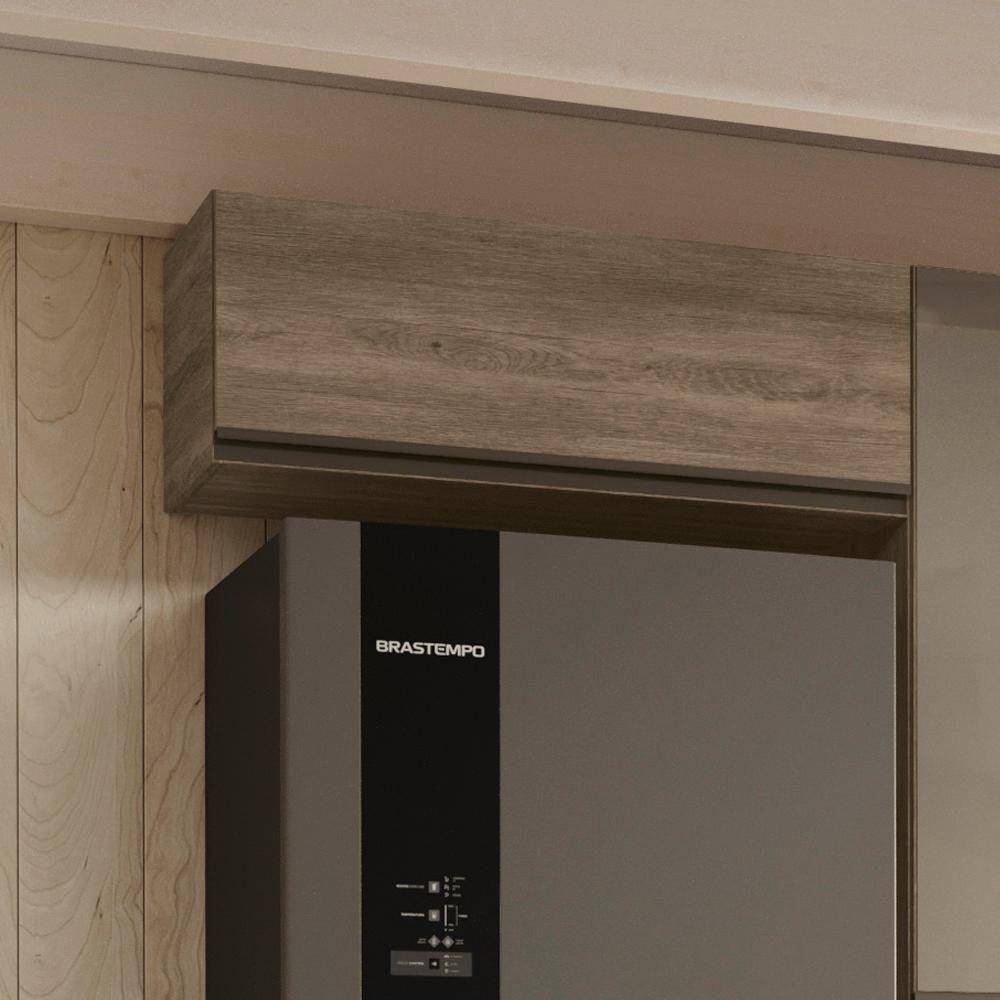 Armario Aereo Basculante 1 Porta 80 Cm Maxxi G773 Kappesberg Nogal - 5