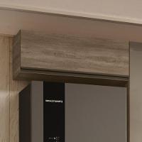 Armario Aereo Basculante 1 Porta 80 Cm Maxxi G773 Kappesberg Nogal - 2