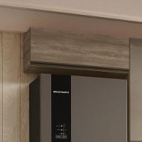 Armario Aereo Basculante 1 Porta 80 Cm Maxxi G773 Kappesberg Nogal - 5