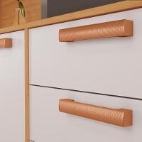 Kit Nápoles 8 Portas 1 Vidro 3 Gaveta Cinamomo/off White - 7