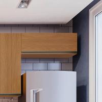 Armario Aereo Basculante 1 Porta 80 Cm Maxxi G773 Kappesberg Canela - 5