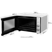 Forno Elétrico De Bancada Mueller 50 Litros E Vidro Duplo MFB50F Branco 220V - 9