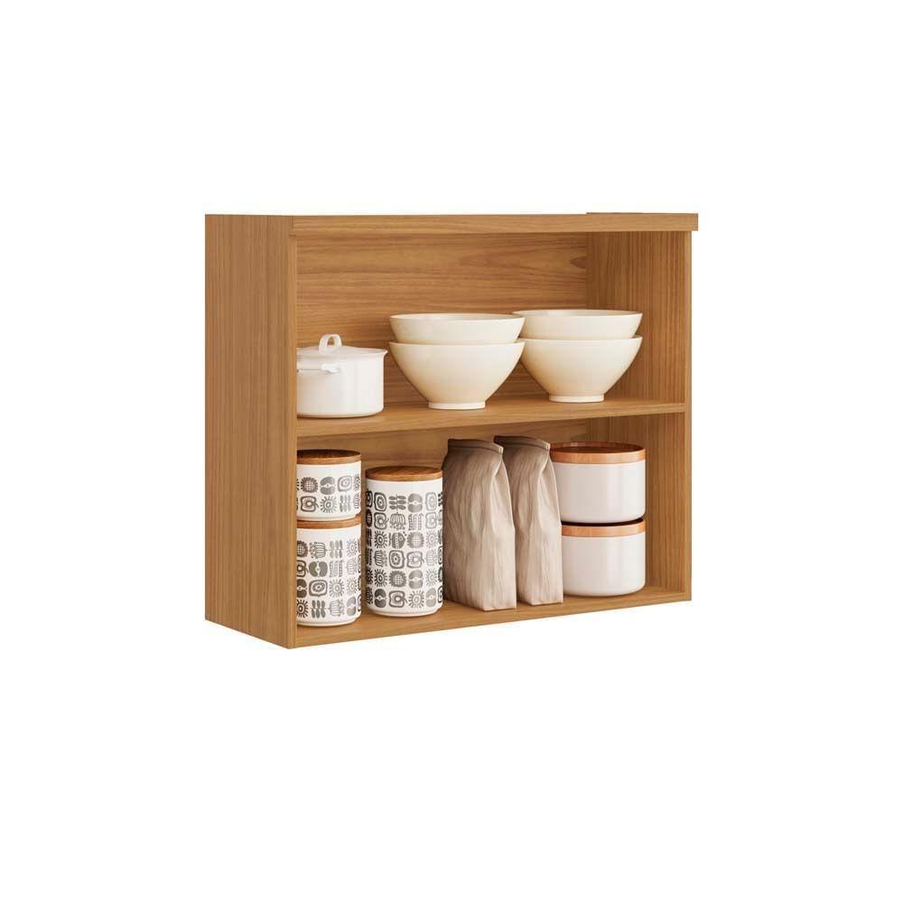 Armário Aéreo De Cozinha Itatiaia 2 Portas Grafite New Porto - 2