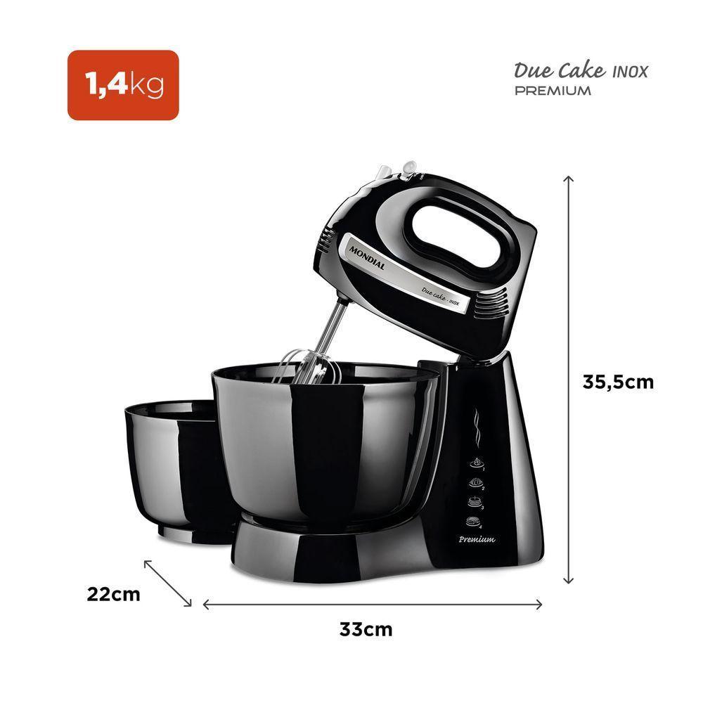 Batedeira Mondial B-04 Np Batedeira-220v-preto/inox - 2