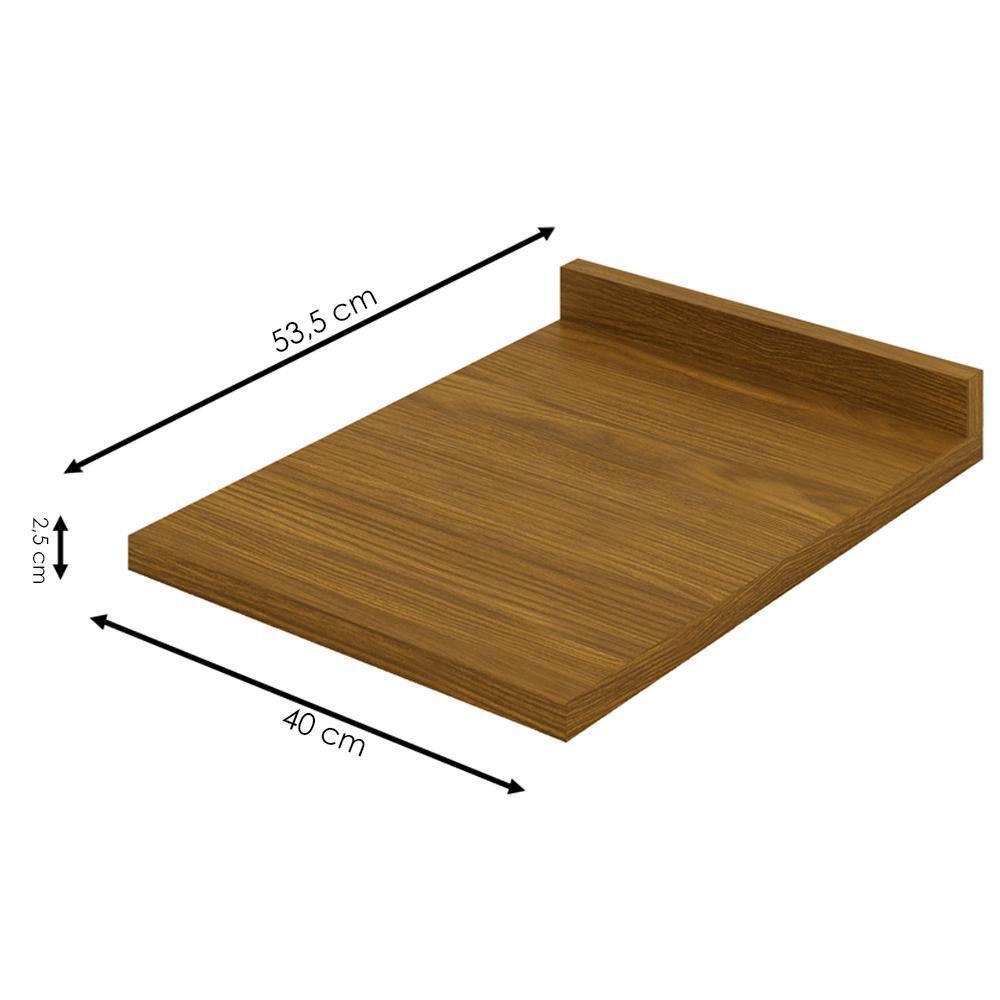 Balcao Com Tampo 1 Porta 40 Cm Requinte Henn Nature Areia - 4