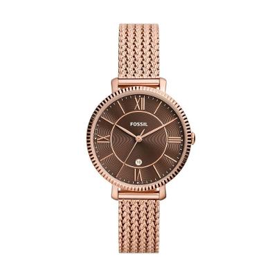Relógio Fossil Feminino Jacqueline Rosé - Es5322-1jn Es5322-1jn