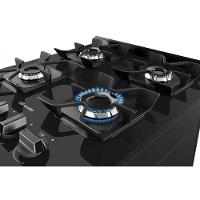 Fogão Mueller 4 Bocas Com Mesa De Vidro E Grades De Ferro MFV4BF Preto Bivolt - 3