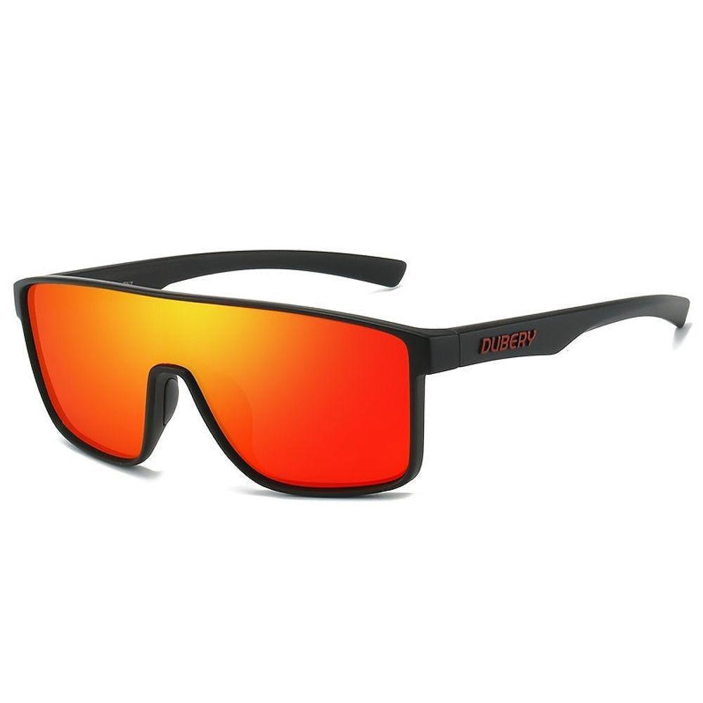 Óculos Da Moda Dubery D379 Polarizados Quadrado Laranja - 1