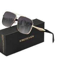 Óculos 2024 Design Polarização Uv400 Proteção De Luxo Dourado - 1