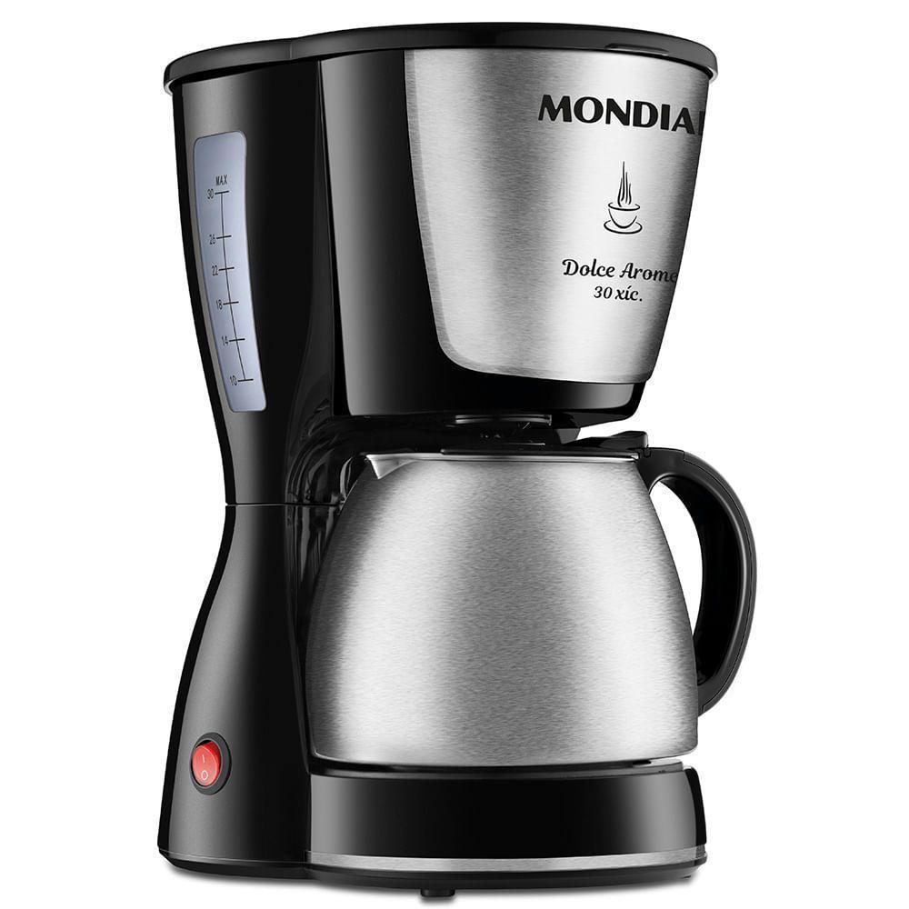 Cafeteira Elétrica Mondial Dolce Arome C-37ji-30x Cafeteira-127v-preto/inox - 1