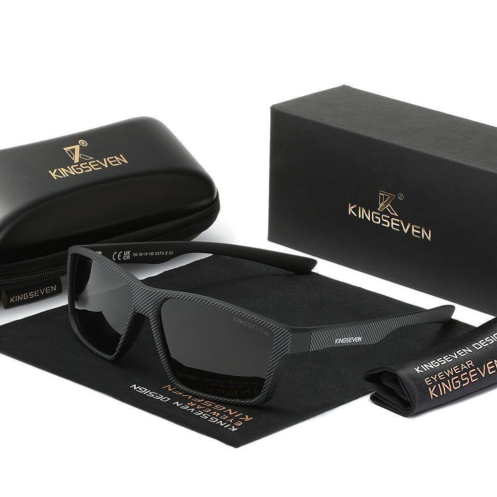 Óculos Leves, Confortáveis, Duráveis, Adequados Kingseven 799 Preto Fosco - 1
