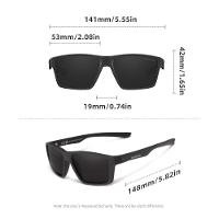 Óculos Leves, Confortáveis, Duráveis, Adequados Kingseven 799 Preto Fosco - 2