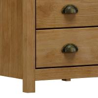 Mesa De Cabeceira Topázio 3 Gavetas Freijó - Finestra Móveis Freijó - 3