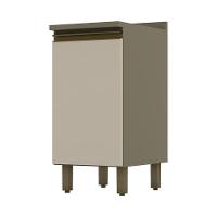 Balcão 1 Porta 40cm Duna-cristal Com Tampo Connect - Móveis Henn Duna-cristal - 1