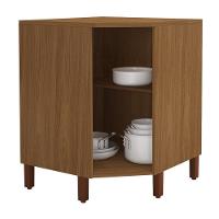 Balcão De Canto Monza 1 Porta Freijó-off White - Indékes Freijó-off White - 2