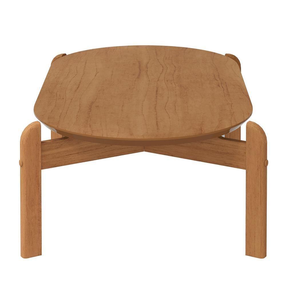 Mesa De Centro Lizz Oblonga Cedro - Casa D Cedro - 3