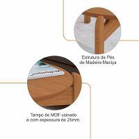 Mesa De Centro Lizz Oblonga Cedro - Casa D Cedro