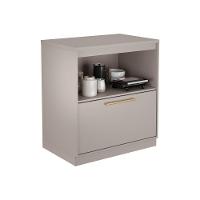 Balcão 1 Porta 1 Gaveta Essence 80cm 100% Mdf - Itatiaia Fendi - 3