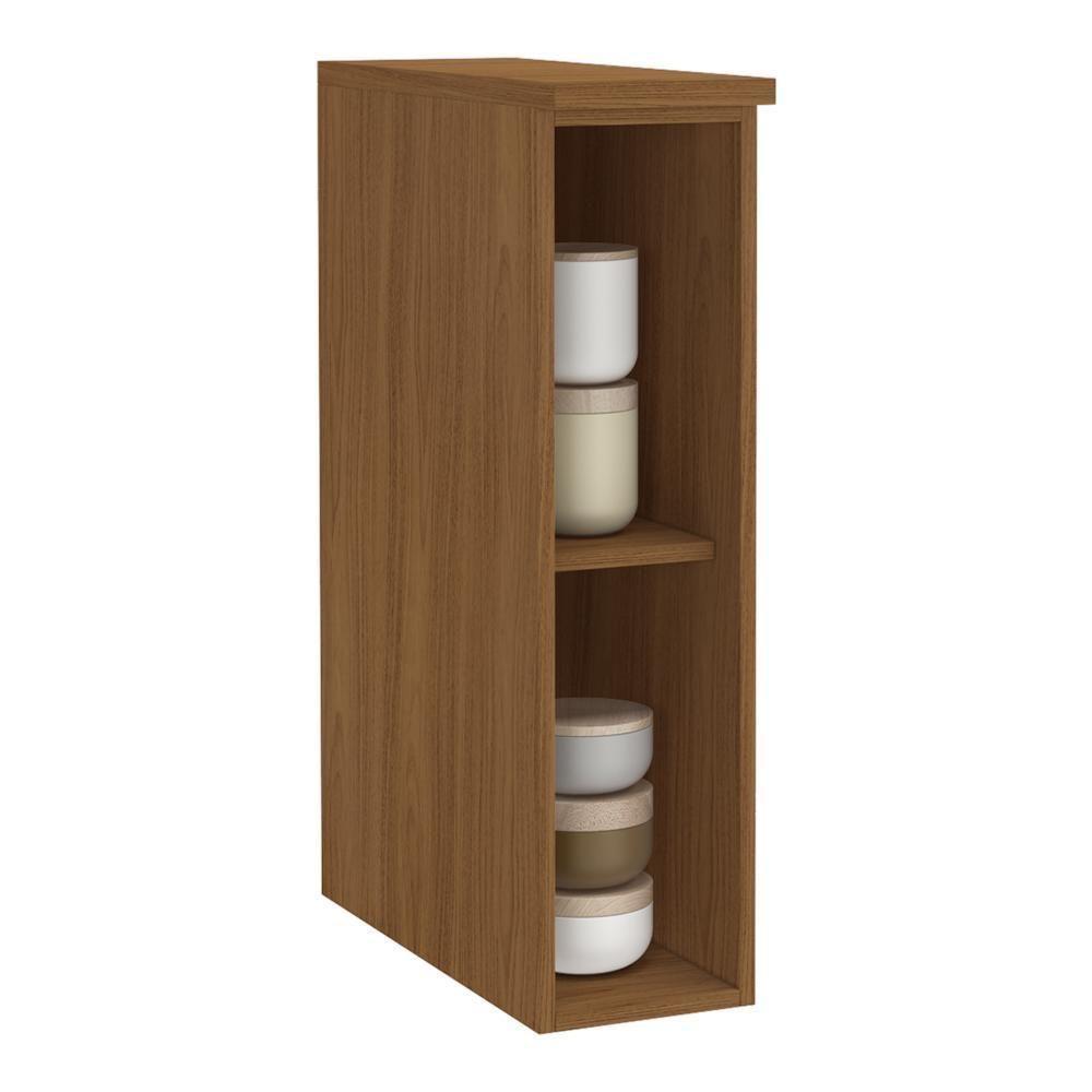 Balcão Nicho Monza 20cm Freijó Com Tampo Mdf - Indékes Freijó - 1