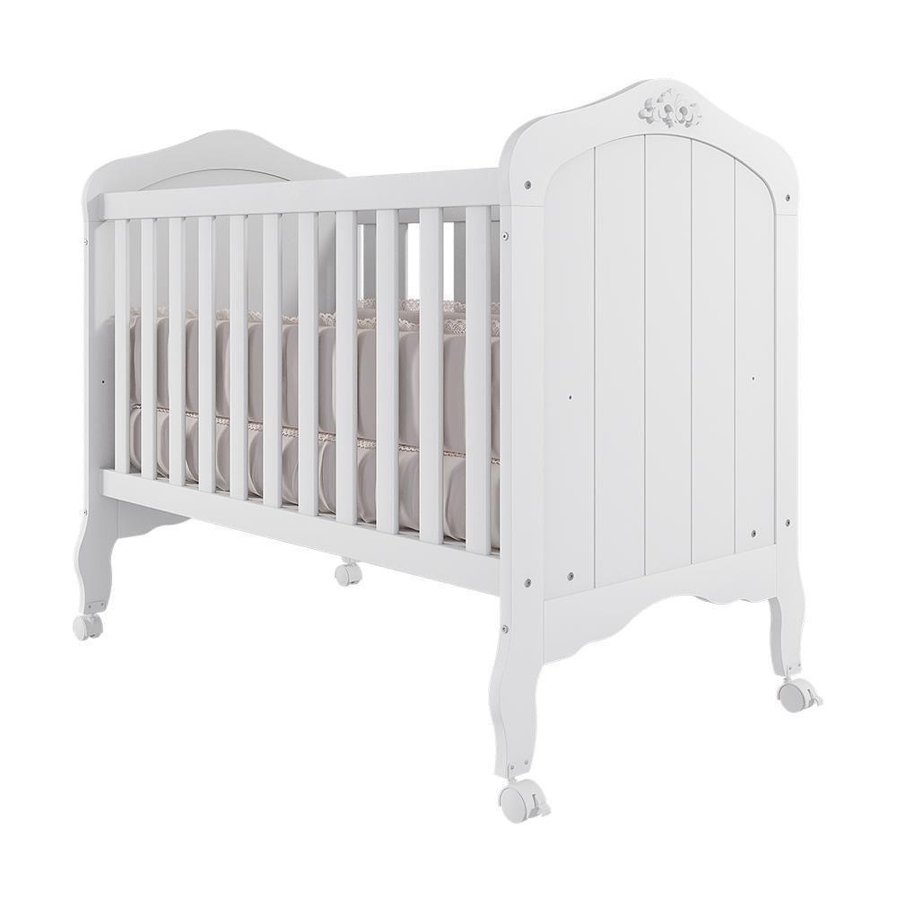 Berço Mini Cama Harmonia Branco Com Colchão Physical - Permóbili Baby Branco - 3