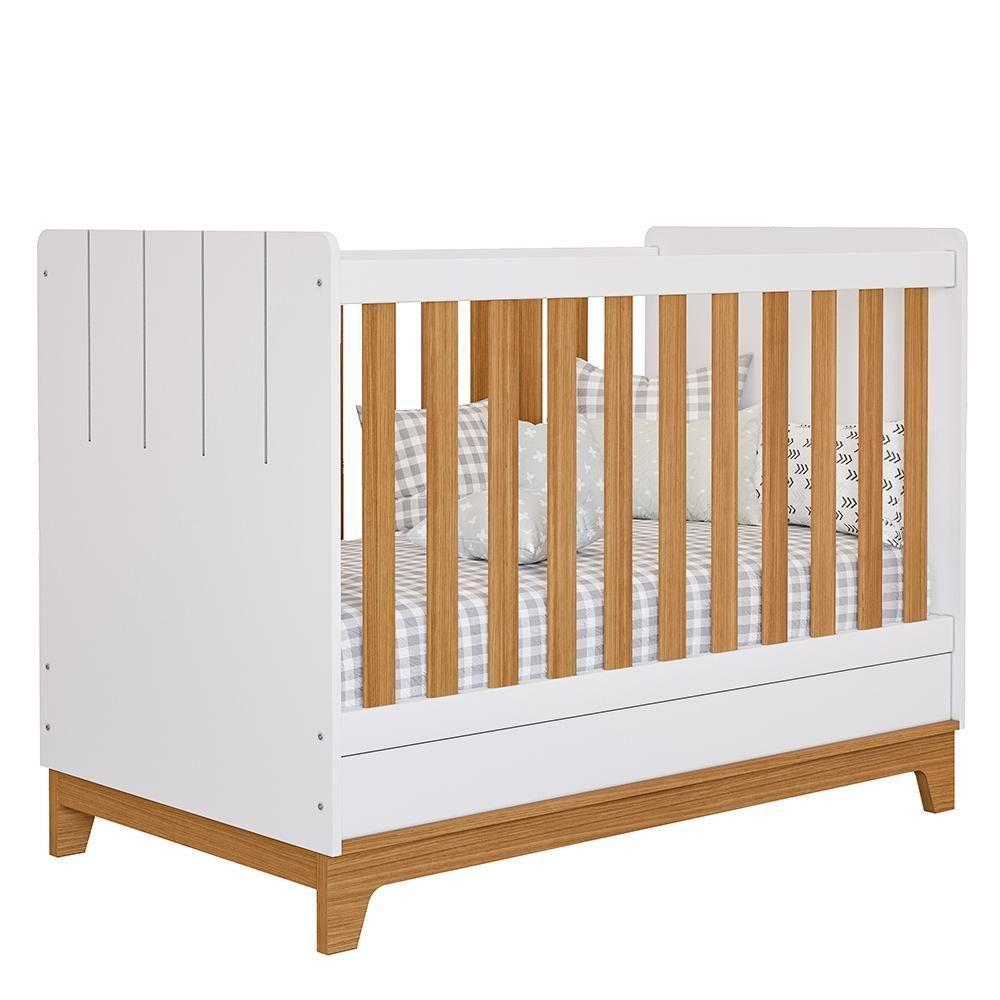 Berço Mini Cama Biscoito Branco-nature Com Colchão Supreme - Permóbili Baby Branco-nature - 3
