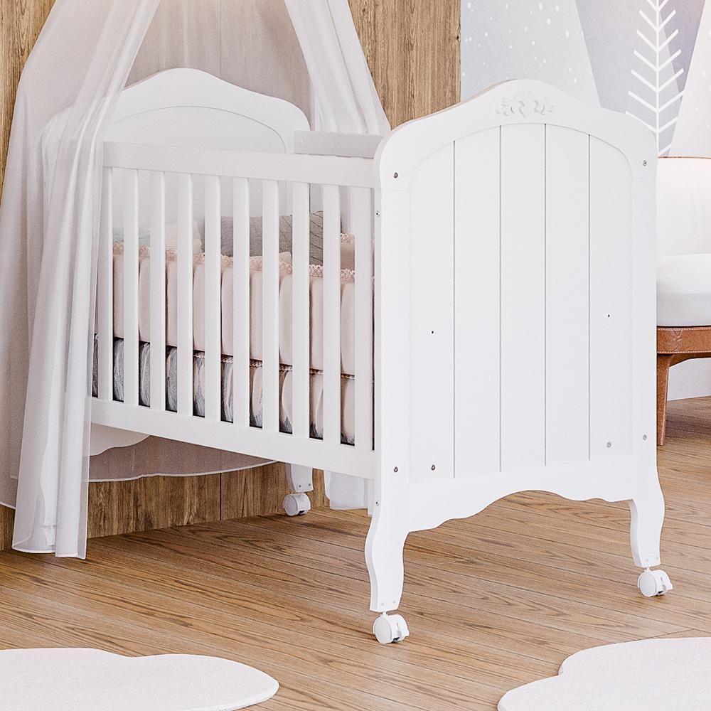 Berço Mini Cama Harmonia Branco - Permóbili Baby Branco - 2