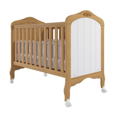 Berço Mini Cama Harmonia Nature-branco - Permóbili Baby Nature-branco