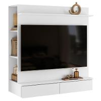 Closet Com Painel Wave Branco Para Tv Até 42? - Móveis Albatroz Branco - 1