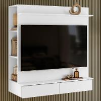 Closet Com Painel Wave Branco Para Tv Até 42? - Móveis Albatroz Branco - 2