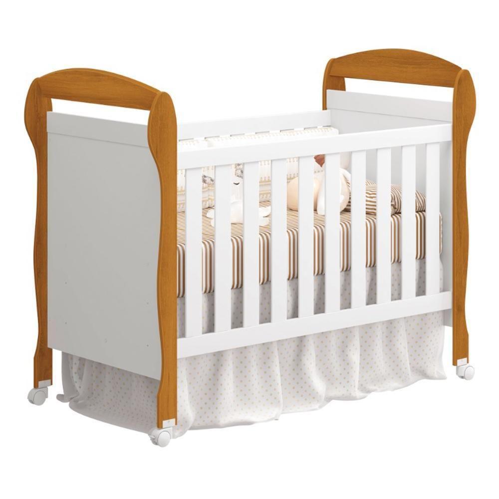 Jogo De Quarto Infantil Cômoda Zaki E Berço Mini Cama Danny Branco Fosco-savana - Reller Móveis Branco Fosco-savana - 5