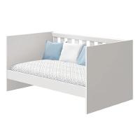 Jogo De Quarto Infantil New Katatau Guarda Roupa E Berço Mini Cama Branco Brilho - Reller Móveis Branco Brilho - 5