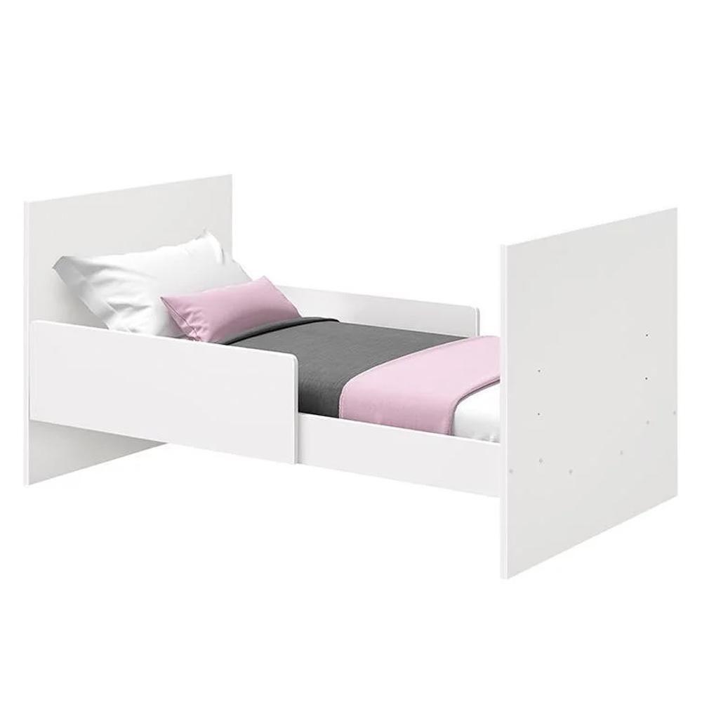 Jogo De Quarto Infantil New Katatau Cômoda E Berço Mini Cama Branco Fosco-savana - Reller Móveis Branco Fosco-savana - 6