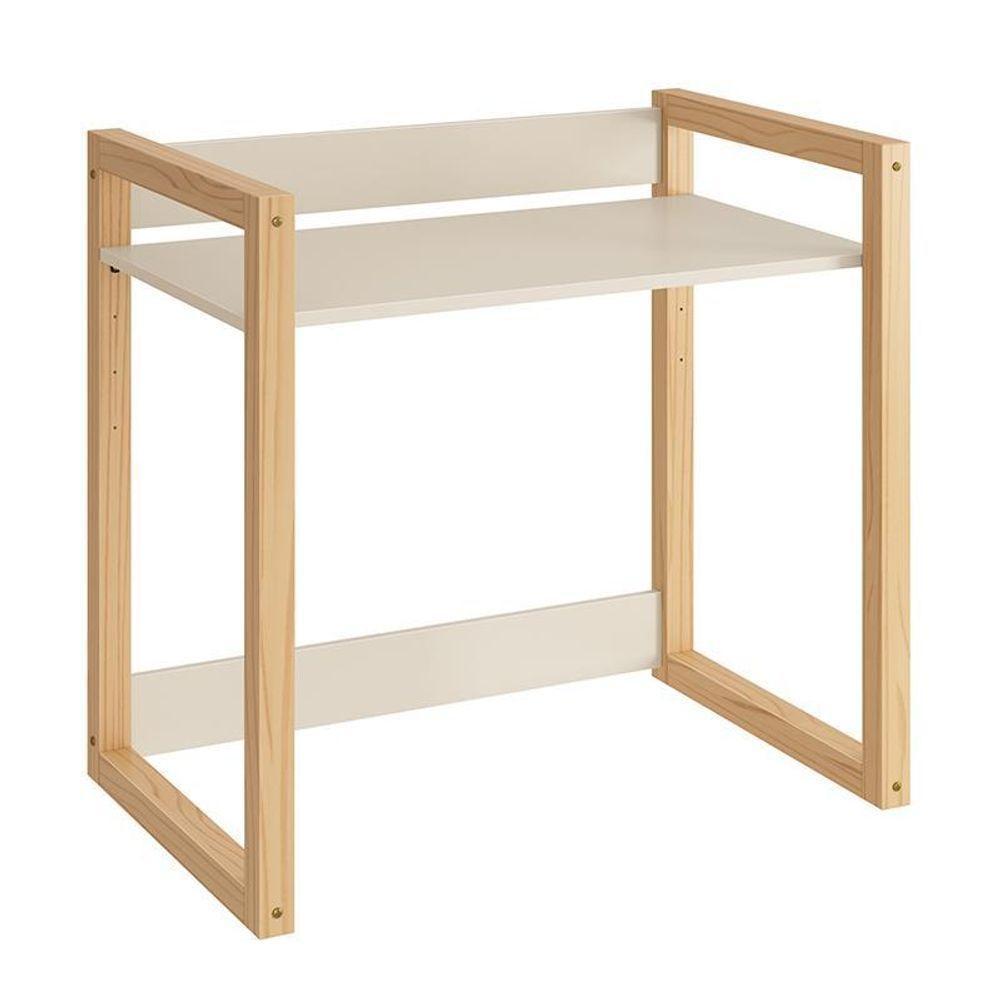 Mesa Infantil Zoe Areia Fosco-madeira Natural - Reller Móveis Areia Fosco-madeira Natural - 1