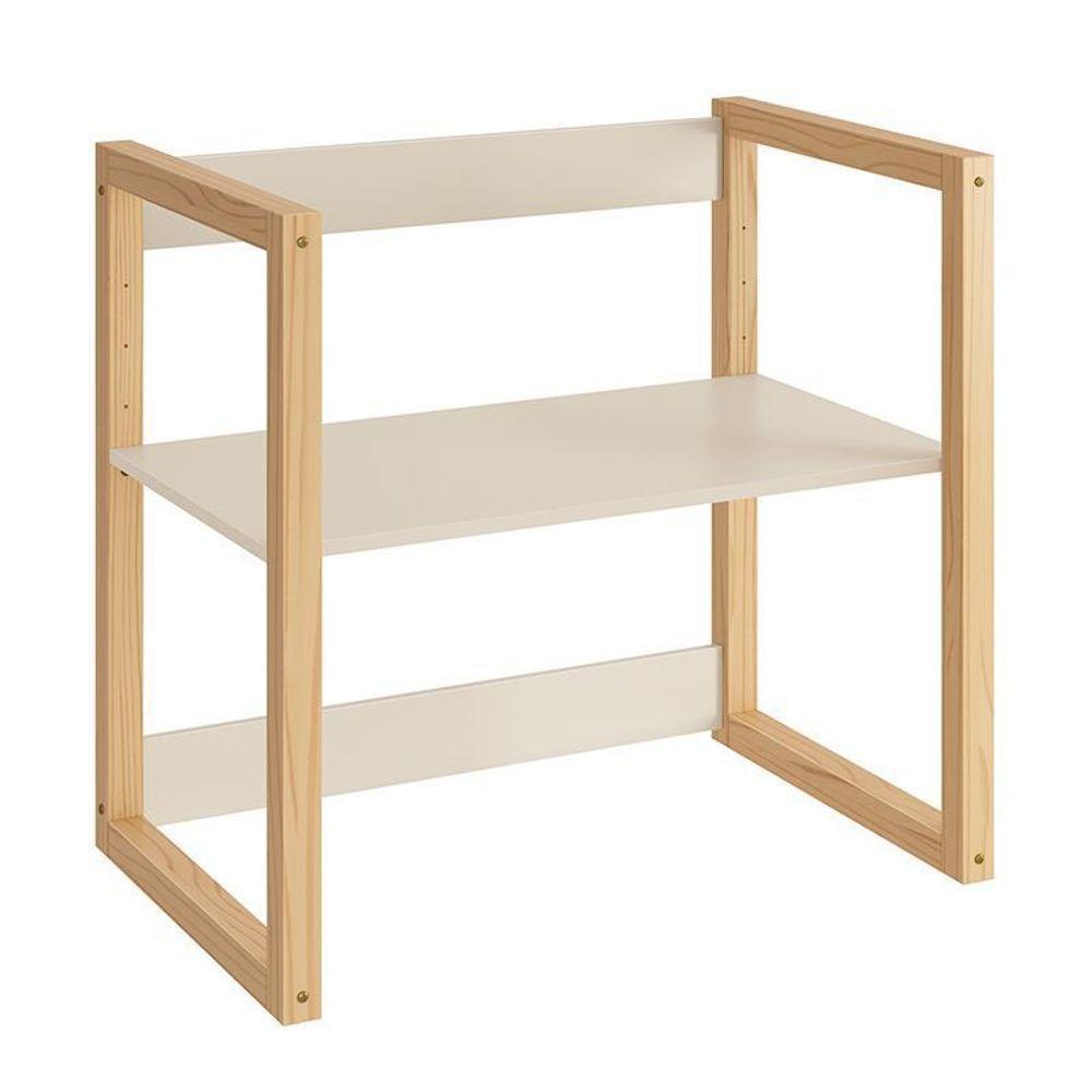 Mesa Infantil Zoe Areia Fosco-madeira Natural - Reller Móveis Areia Fosco-madeira Natural - 2