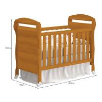 Jogo De Quarto Infantil Cômoda Zaki E Berço Mini Cama Danny Areia Fosco-savana - Reller Móveis Areia Fosco-savana - 7