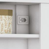 Cama Solteiro Invicta Com Baú E 2 Gavetas Branco - Santos Andirá Branco