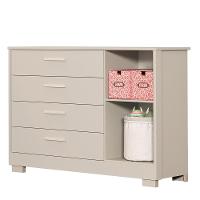 Jogo De Quarto Infantil Zaki Guarda Roupa E Cômoda Areia Fosco - Reller Móveis Areia Fosco - 6