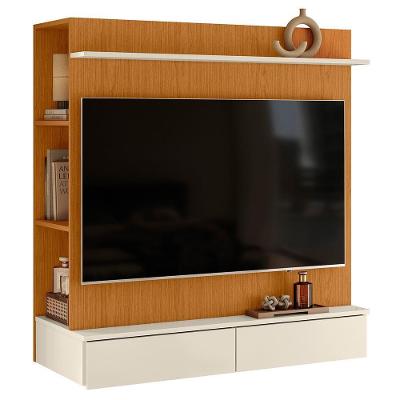 Closet Com Painel Wave Cinamomo-off White Para Tv Até 42? - Móveis Albatroz Cinamomo-off White