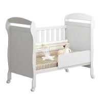 Dormitório Infantil Ane Guarda Roupa, Cômoda, Berço Danny Branco Com Colchão Physical - Phoenix Baby Branco - 6