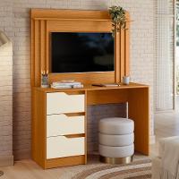 Escrivaninha Com Painel Doble Cinamomo-off White Para Tv Até 42 - Móveis Albatroz Cinamomo-off White - 2
