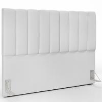 Cabeceira Cama Box Casal Queen 160cm Dália W01 Facto Branco - 1
