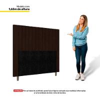 Cabeceira Cama Box Casal Nala 140cm Corano Marrom