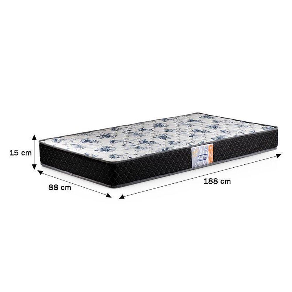 Jogo De Quarto Infantil Chiara Módulo Aéreo 2 Portas E Cama Branco Com Colchão Supreme D33 - Phoenix Baby Branco - 4