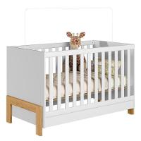 Jogo De Quarto Infantil Ayla Com Cômoda E Berço Branco Acetinado - Phoenix Baby Branco Acetinado - 5