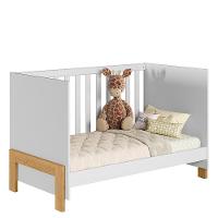 Jogo De Quarto Infantil Ayla Com Cômoda E Berço Branco Acetinado - Phoenix Baby Branco Acetinado - 6