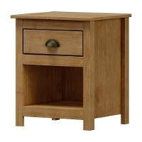 Kit 2 Mesas De Cabeceira Topázio 1 Gaveta Freijó - Finestra Móveis Freijó - 3