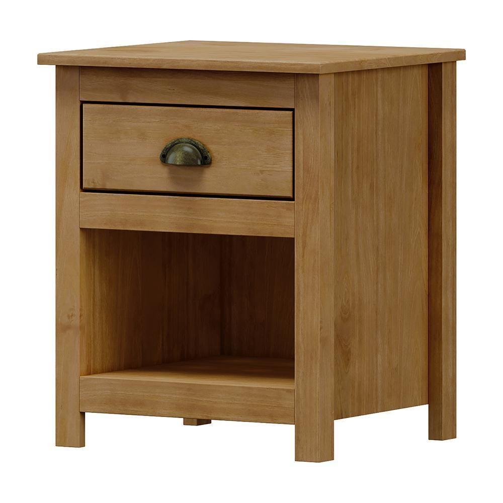 Mesa De Cabeceira Topázio 1 Gaveta Freijó - Finestra Móveis Freijó - 1