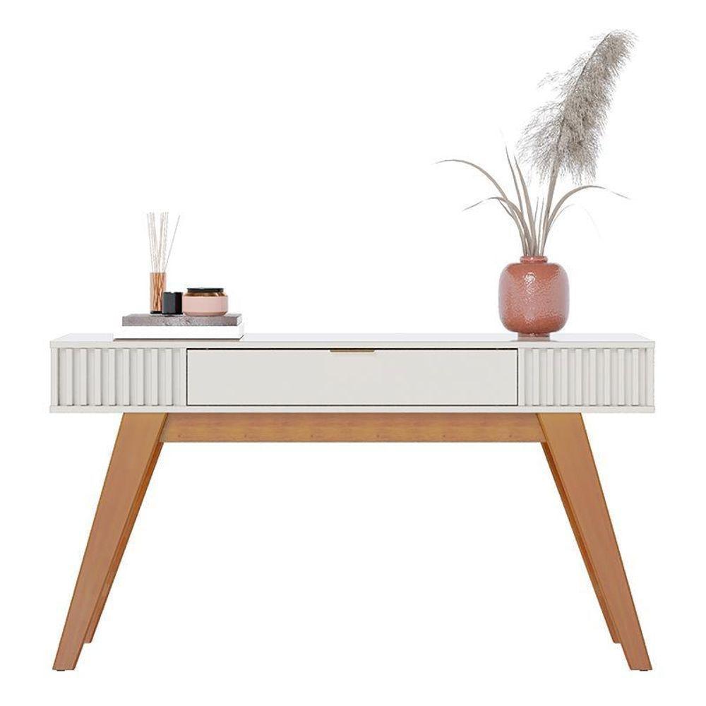 Sala De Jantar Com Cristaleira Guanabara E Aparador Rivieira Off White-freijó - Pr Móveis Off White-freijó - 4